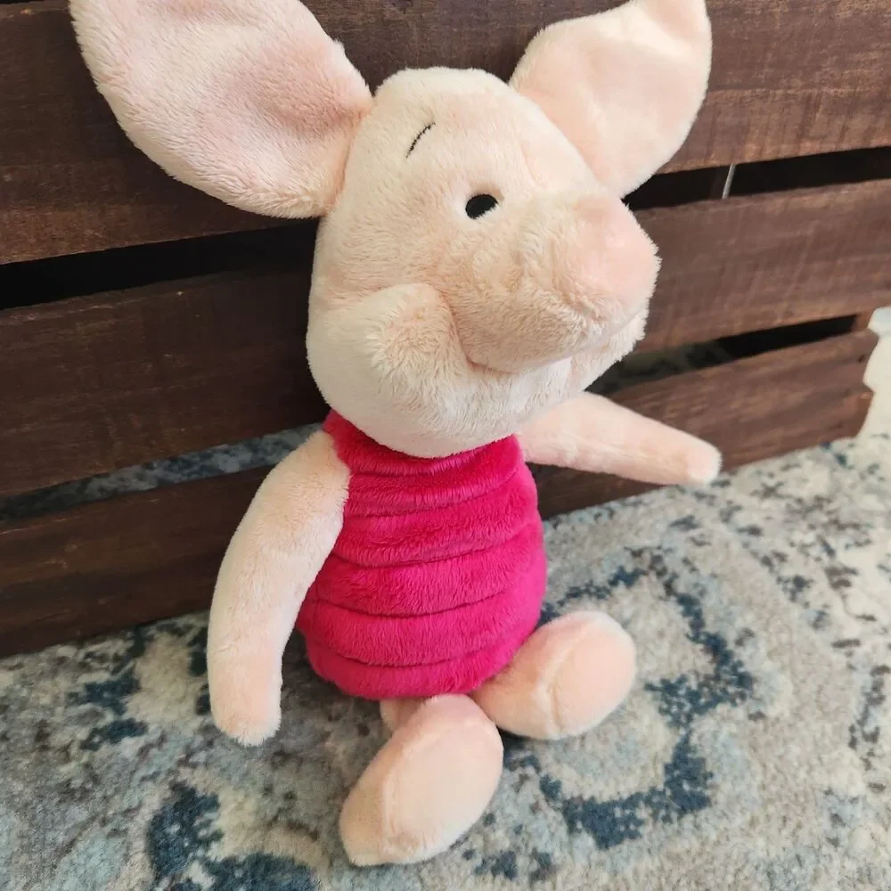 Disney Store 12" Piglet Winnie the Pooh Stuffed Animal Plush - Picture 3 of 9